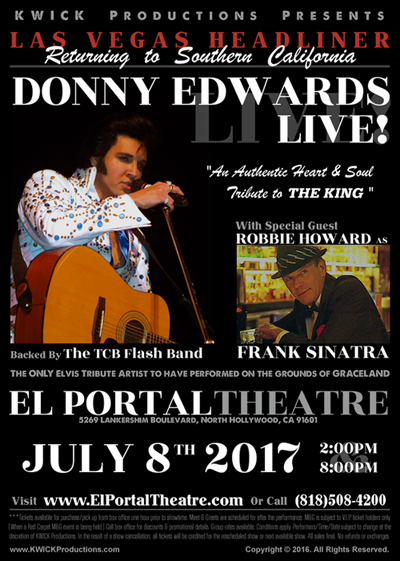 El Portal Theatre Donny Edwards Live