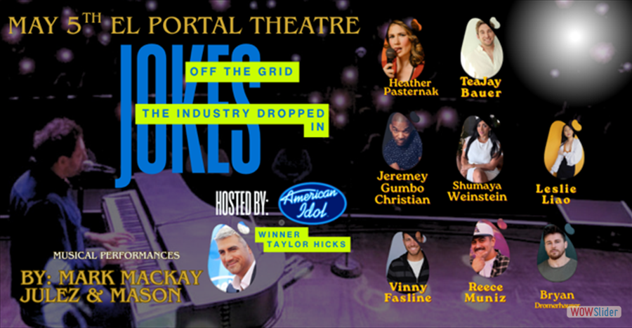 El Portal Theatre l Jokes Off The Grid: The Industry Dropped In