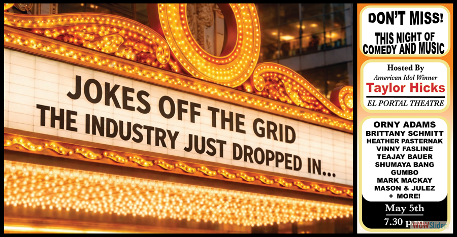 El Portal Theatre l Jokes Off The Grid: The Industry Just Dropped In